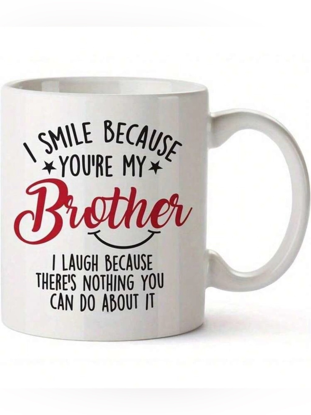 New Open Box 1pc Coffee Mug Ceramic Coffee Cup Gift For Brother, Any Day Gift
